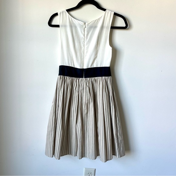ANTHROPOLOGIE BURLAPP Sleeveless Striped Rosette Fit & Flare Dress—SZ. XS - Picture 16 of 16